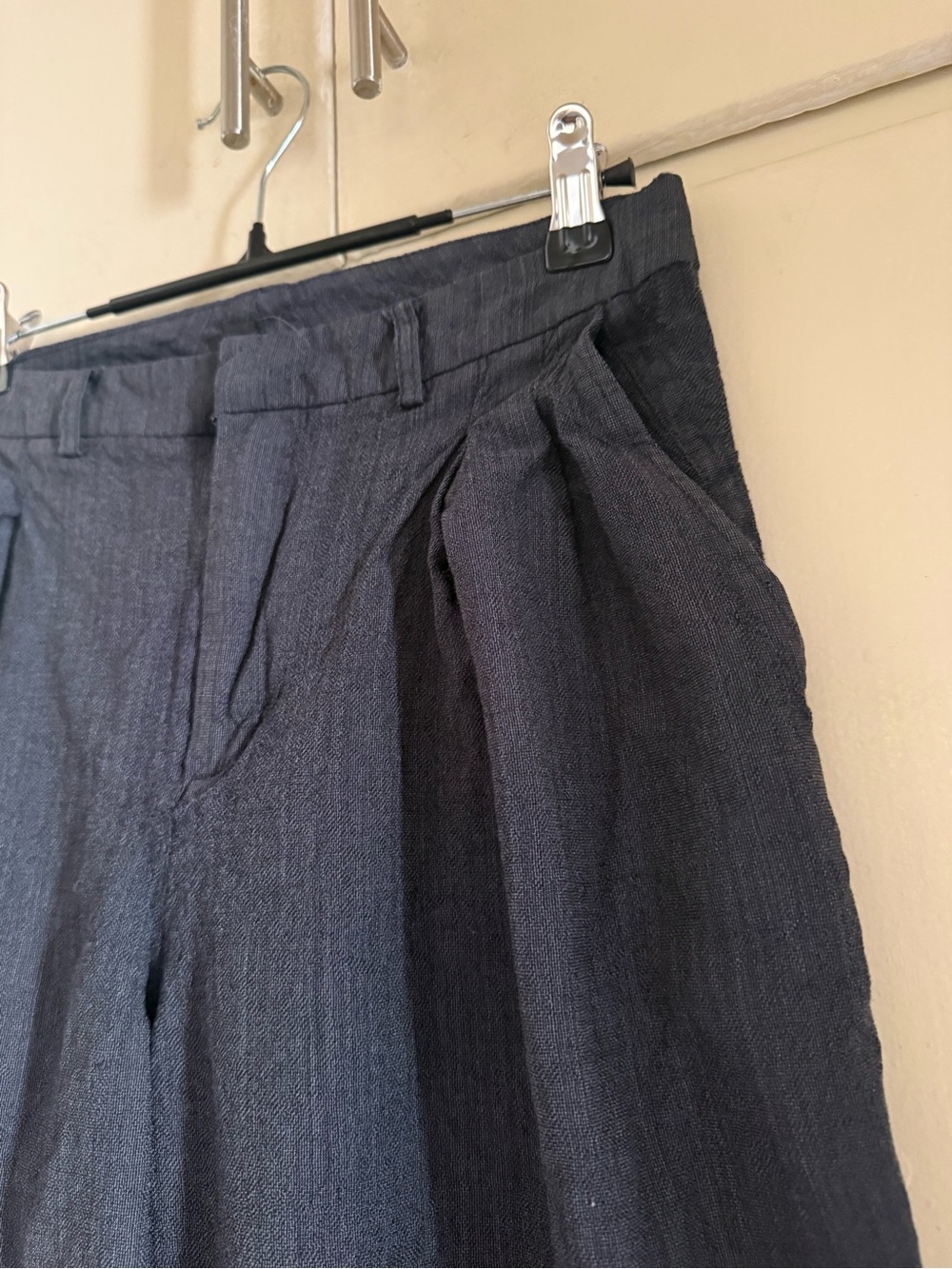 Topshop Boutique Womens Grey Blue Trousers